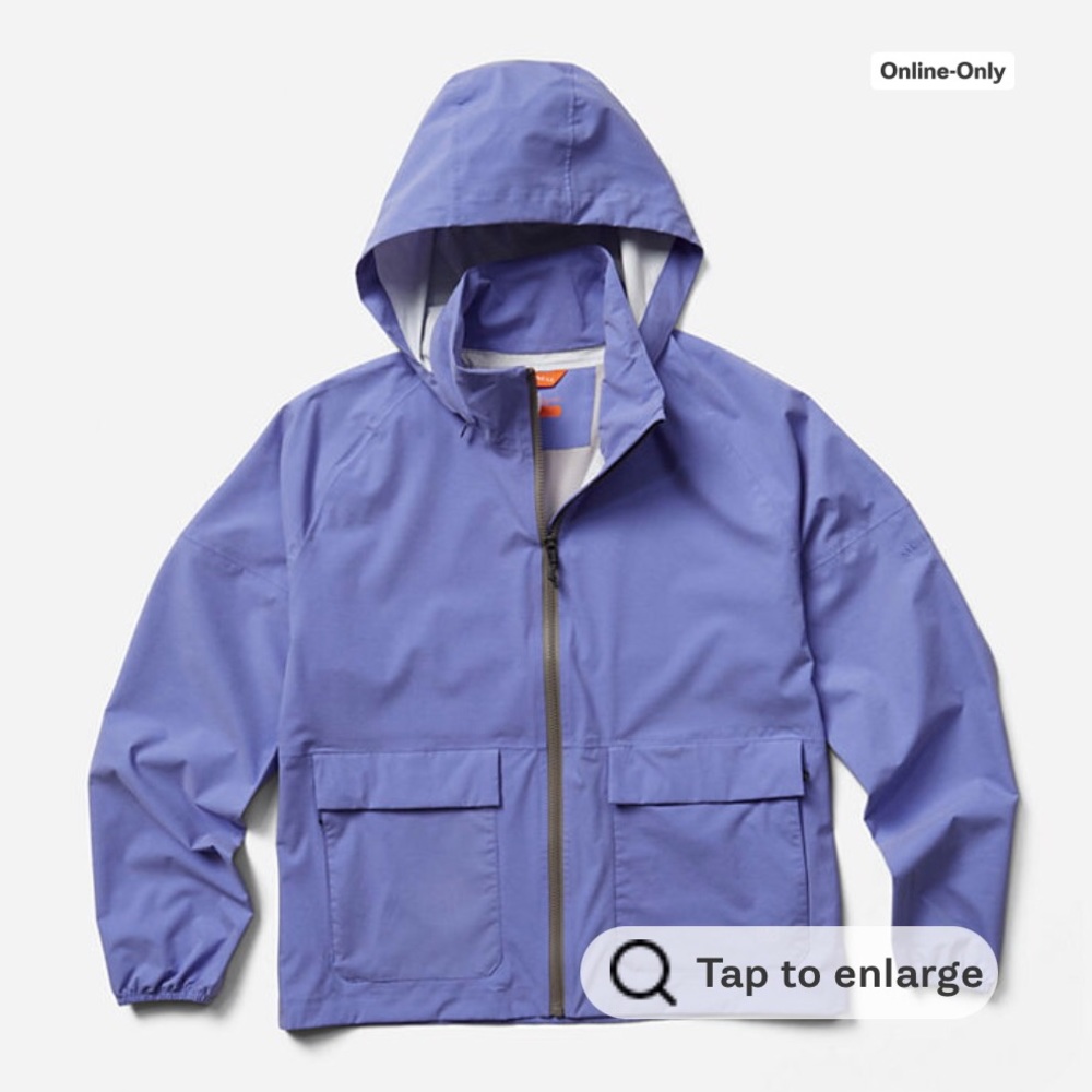 Merrell Women's Alpine Packable Rain Shell - Baja Blue Heather